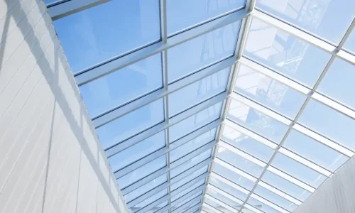 telhado de acrílico